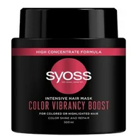 Maski do włosów - Syoss Syoss Color Vibrancy Boost - Maska do włosów 500ml - miniaturka - grafika 1