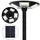 Lampa solarna, latarnia ogrodowa LED 500W + Pilot