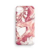 Etui i futerały do telefonów - Wozinsky Marble żelowe etui pokrowiec marmur Samsung Galaxy A02s EU różowy - miniaturka - grafika 1