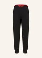 Moda i Uroda OUTLET - Hugo Spodnie Rekreacyjne Sporty Logo schwarz - miniaturka - grafika 1