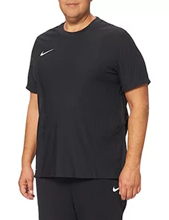 Koszulki męskie - Nike Męski T-shirt Vapor Knit III Jersey czarny/czarny/czarny/biały. S CW3101 - grafika 1