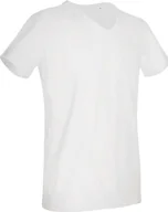 Koszulki męskie - Stedman ST9010 Koszulka męska V-Neck Ben - Kolor: Biały - Rozmiar: L - miniaturka - grafika 1