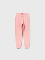 Spodnie i spodenki dla dziewczynek - OVS Spodnie dresowe 1593217 Różowy Regular Fit - miniaturka - grafika 1