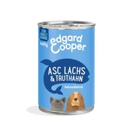 Mokra karma dla psów - Edgard & Cooper Adult 6 x 400 g Pyszny łosoś i indyk - miniaturka - grafika 1