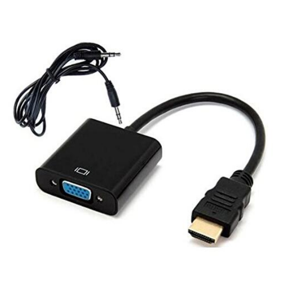 Adapter AV HDMI - D-Sub VGA + Jack 3.5mm czarny 1573-74475_20180406124209