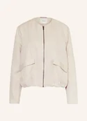 Kurtki damskie - Pepe Jeans Bluzon Sonia beige - miniaturka - grafika 1