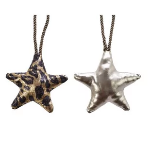 Gwiazda świąteczna w panterkę na choinkę ozdobna - Bombki - miniaturka - grafika 1