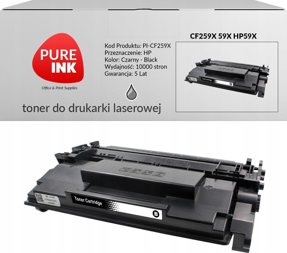 Toner Pureink Black Zamiennik CF259X