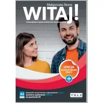 Witaj! Komunikacja w języku polskim dla obcokrajowców. Poziom A2-cz.2. Podręcznik i zeszyt ćwiczeń z odpowiedziami - Książki obcojęzyczne do nauki języków - miniaturka - grafika 1