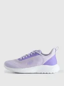 Buty dla dziewczynek - 4F Buty sportowe z przewiewną cholewką dziecięce - fioletowe 32 - miniaturka - grafika 1