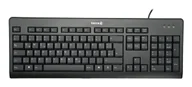 Klawiatury - TERRA 1500 klawiatura Biuro USB QWERTZ Niemiecki Czarny - miniaturka - grafika 1