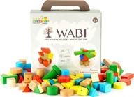 Klocki - Drewniane klocki magnetyczne WABI 120 el. [456 ruchomych magnesów] EDUKAMP - miniaturka - grafika 1
