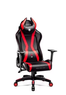 Fotel gamingowy DIABLO X-Horn Kids Size, czarno-czerwony, 126x67x62 cm - Fotele gamingowe - miniaturka - grafika 1