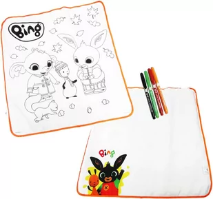 Mata do kolorowania Króliczek Bing 70 x 70 cm + 4 mazaki - Zabawki kreatywne - miniaturka - grafika 1