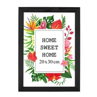 Ramki na zdjęcia - Ramka na zdjęcia 20x30 cm, drewniana w kolorze czarnym - miniaturka - grafika 1