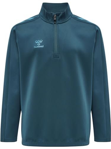 hummel hmlCORE XK bluza dziecięca z zamkiem błyskawicznym, niebieska, 14 (164) dzieci