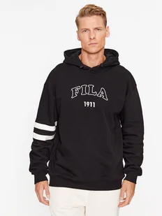 Fila Bluza FAM0541 Czarny Regular Fit - Bluzy męskie - miniaturka - grafika 1