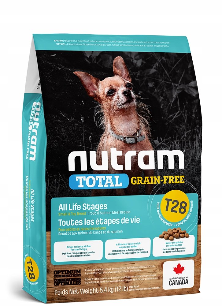 NUTRAM dog T28 - TOTAL GF SMALL salmon/trout - 5,4kg