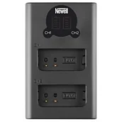 Ładowarki do aparatów dedykowane - Newell Ładowarka do aparatu Ładowarka dwukanałowa DL-USB-C do akumulatorów BLN1 NL2118 - miniaturka - grafika 1