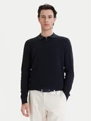 Swetry męskie - Bugatti Sweter 7100-15532E Granatowy Regular Fit - miniaturka - grafika 1