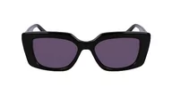 Okulary przeciwsłoneczne - KARL LAGERFELD Damskie okulary przeciwsłoneczne KL6125S, czarne, jeden rozmiar, Czarny, Rozmiar uniwersalny - miniaturka - grafika 1