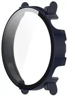 Akcesoria do smartwatchy - Bizon Etui Case+Glass Watch do Huawei Watch GT 4 41 mm, niebieskie - miniaturka - grafika 1