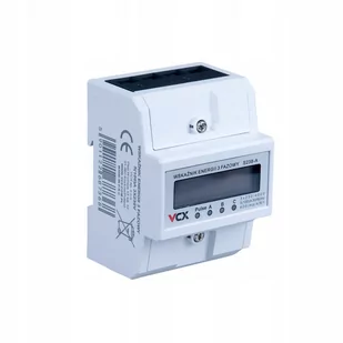 LICZNIK MIERNIK ENERGII PRĄDU TRÓJFAZOWY 3-FAZ VCX - Liczniki energii elektrycznej - miniaturka - grafika 1
