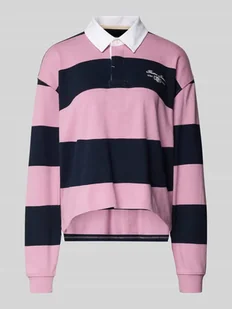 Koszulka polo o kroju regular fit z wyhaftowanym logo - Koszulki i topy damskie - miniaturka - grafika 1