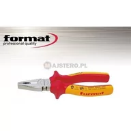 Kombinerki i obcęgi - Kombinerki Szczypce Uniwersalne Izolowane 160, 180, 200MM VDE FORMAT - miniaturka - grafika 1