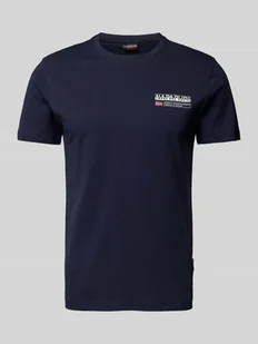 T-shirt z nadrukiem z logo model ‘KASBA’ - Koszulki męskie - miniaturka - grafika 1