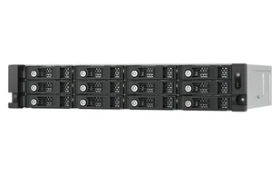 QNAP TL-R1200PES-RP obudowa do dysków twardych Obudowa HDD/SSD Czarny, Szary 2.5/3.5" TL-R1200PES-RP - Obudowy i kieszenie na dyski twarde - miniaturka - grafika 1