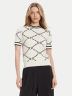 Swetry damskie - Rinascimento Sweter CFM0011924003 Beżowy Regular Fit - miniaturka - grafika 1