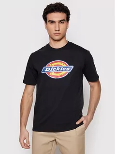 Koszulki męskie - Dickies T-Shirt Icon Logo DK0A4XC9BLK1 Czarny Regular Fit - grafika 1