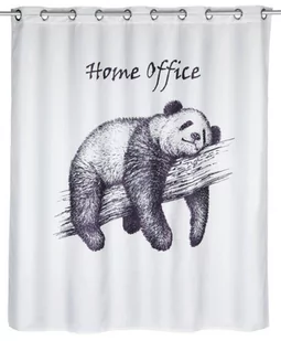 Wenko Zasłona prysznicowa COMFORT wzór misia 180 x 200 cm poliestrowa 24699100 - Zasłony prysznicowe - miniaturka - grafika 1