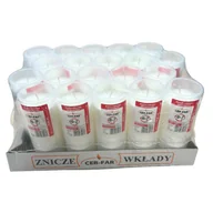 Lampiony i znicze - Cer-Far Parafinowy Wkład Do Zniczy Regulowany 6-7D 20 Sztuk - miniaturka - grafika 1