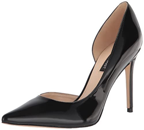 NINE WEST Folowe czółenka damskie, czarne, rozmiar 42,5 UE