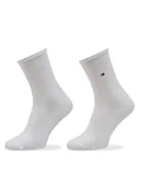 Skarpetki damskie - Tommy Hilfiger Skarpety długie 701227563 Biały - miniaturka - grafika 1