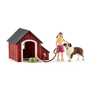 Schleich Zestaw buda dla psa z akcesoriami 587862) - Figurki dla dzieci - miniaturka - grafika 1