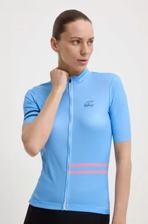 Koszulki sportowe damskie - Protest t-shirt rowerowy Prtciclovia kolor niebieski z półgolfem 1637900 - grafika 1