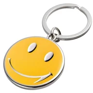Breloki - Brelok metalowy SMILE żółty - miniaturka - grafika 1