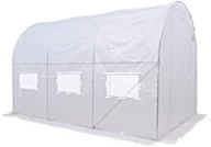 Szklarnie ogrodowe - Tunel foliowy 2x3,5x2 - 7m2 Biały - miniaturka - grafika 1