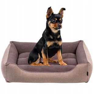 Legowisko Dla Psa Duże M Dwustronne Dwukolorowe Rozbieralne Sofa 80X60 Cm - Legowiska dla psów - miniaturka - grafika 1