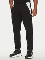 Spodnie sportowe męskie - EA7 Emporio Armani Spodnie dresowe 7M000274 AF12451 UC001 Czarny Regular Fit - miniaturka - grafika 1