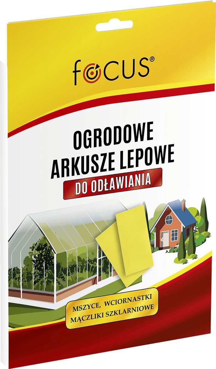 Saeco Ogrodowe arkusze lepowe na owady 10 sztuk Focus