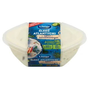Lisner Śledź atlantycki filety w sosie śmietanowym 280 g SPAR-5900344018110 - Konserwy i dania rybne - miniaturka - grafika 1