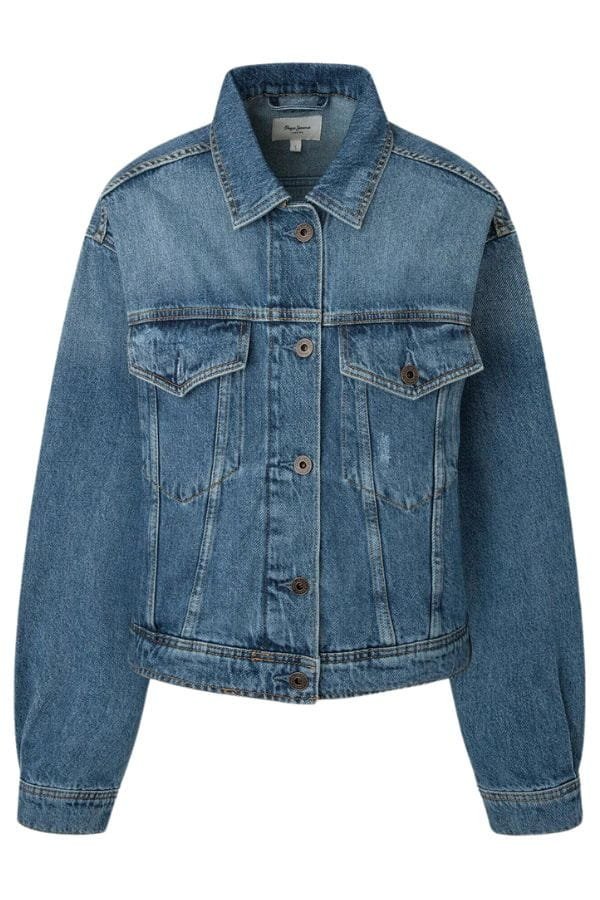 Kurtka damska Pepe Jeans PL402392 HU8 000 niebieski - M