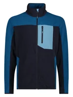 Odzież trekkingowa męska - CMP Kurtka polarowa w kolorze granatowo-niebieskim - miniaturka - grafika 1