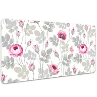 Podkładki na biurko - Duża mata na biurko Kwitnące róże 100x50 cm - miniaturka - grafika 1