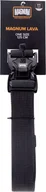 Paski - Pasek do spodni Magnum Lava czarny mocny 125cm - miniaturka - grafika 1