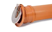 Akcesoria hydrauliczne - Zasuwa burzowa PP DN 160 końcowa typ 0 kanalizacja zewnętrzna - miniaturka - grafika 1